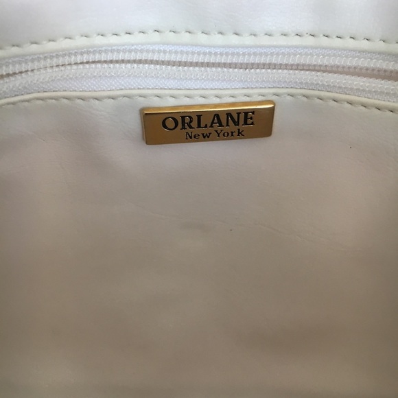 ORLANE white leather clutch - Picture 6 of 8